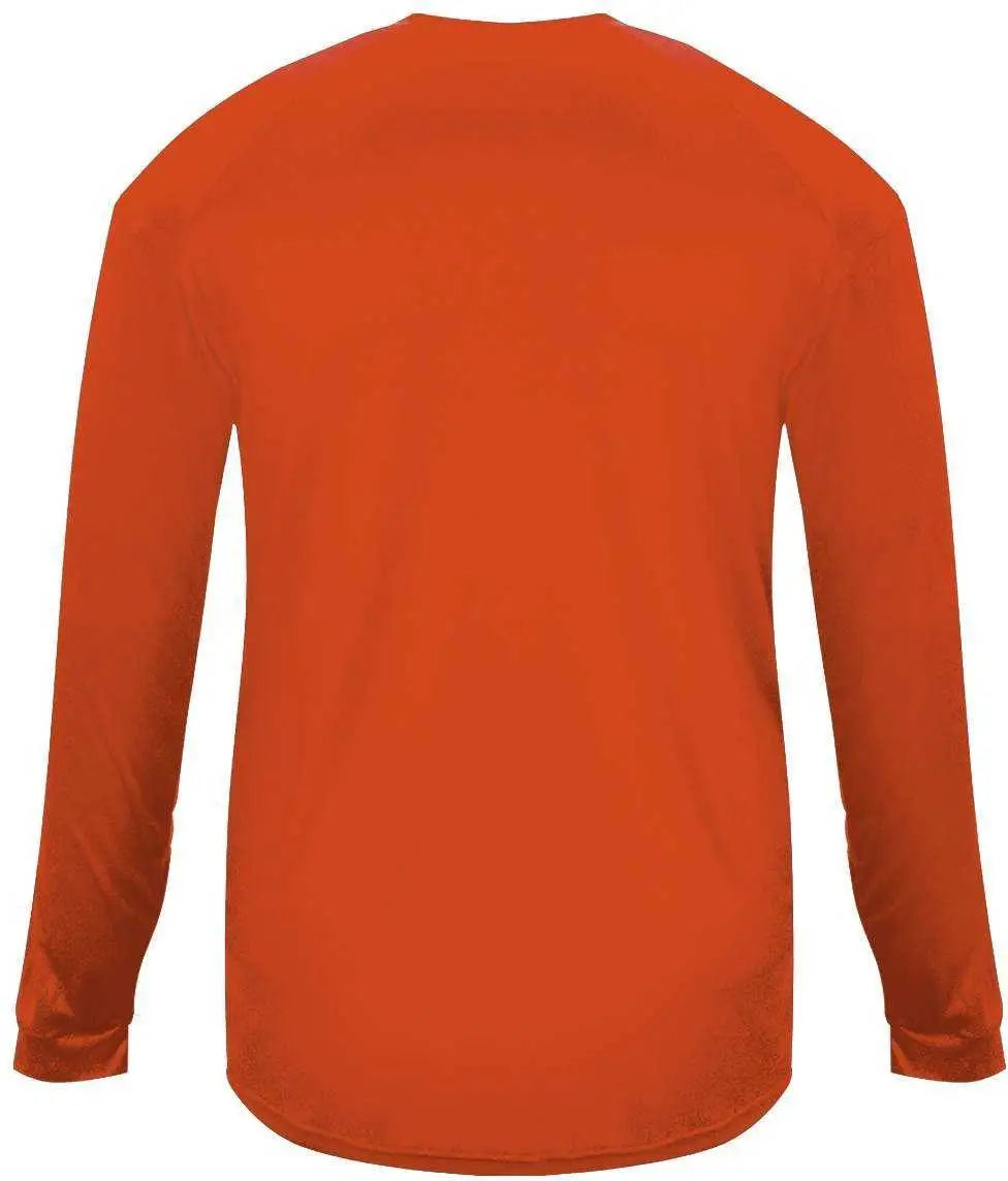 Badger Sport 2004 Ultimate Softlock Youth Long Sleeve Tee - Orange