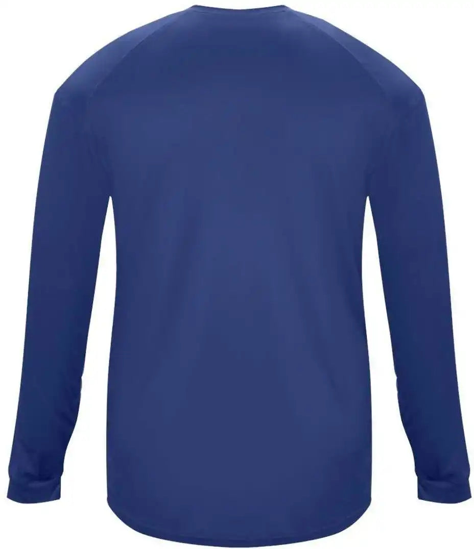 Badger Sport 2004 Ultimate Softlock Youth Long Sleeve Tee - Royal