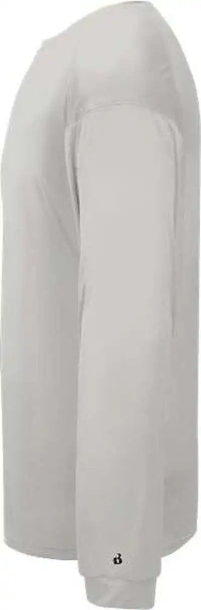 Badger Sport 2004 Ultimate Softlock Youth Long Sleeve Tee - Silver