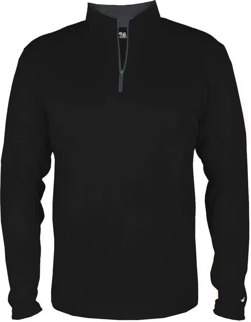 Badger Sport 2102 B-core Youth 1/4 Zip - Black Graphite