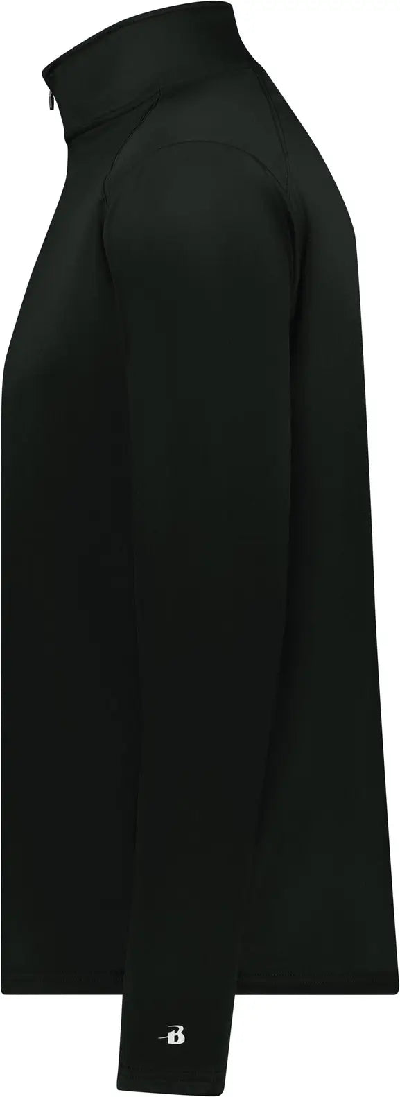 Badger Sport 2102 B-core Youth 1/4 Zip - Black Gray