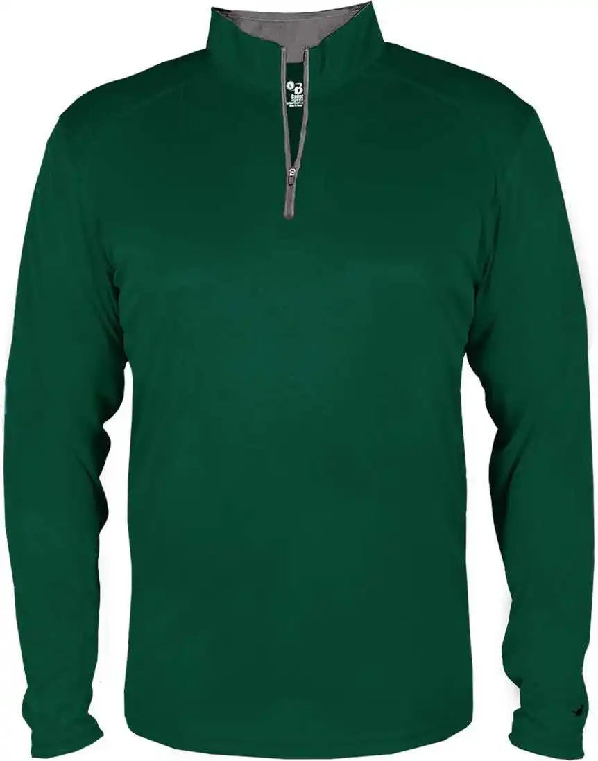Badger Sport 2102 B-core Youth 1/4 Zip - Forest Graphite
