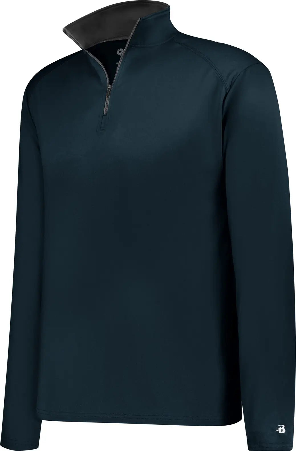 Badger Sport 2102 B-core Youth 1/4 Zip - Navy Gray