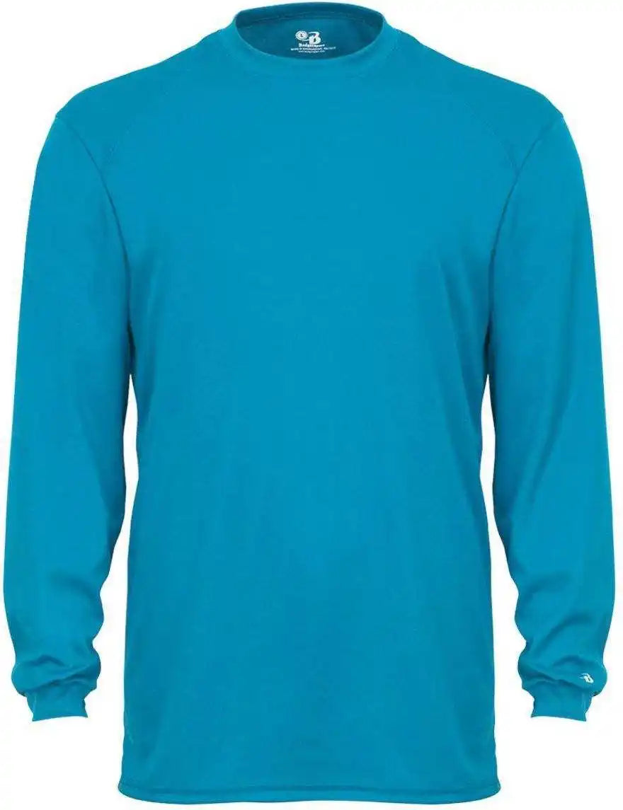 Badger Sport 2104 Youth B-core Long Sleeve Tee - Blue