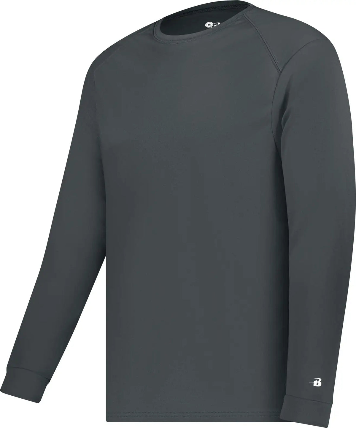 Badger Sport 2104 Youth B-core Long Sleeve Tee - Graphite