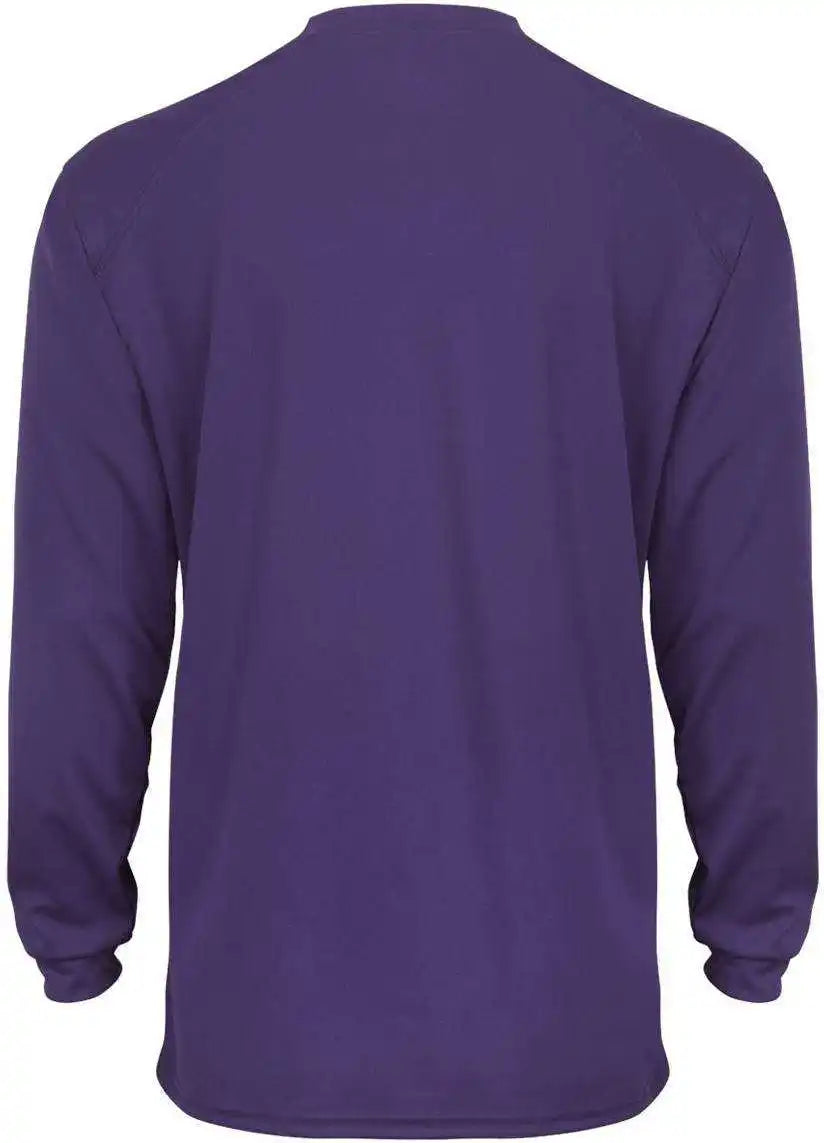 Badger Sport 2104 Youth b Core Long Sleeve Tee Purple