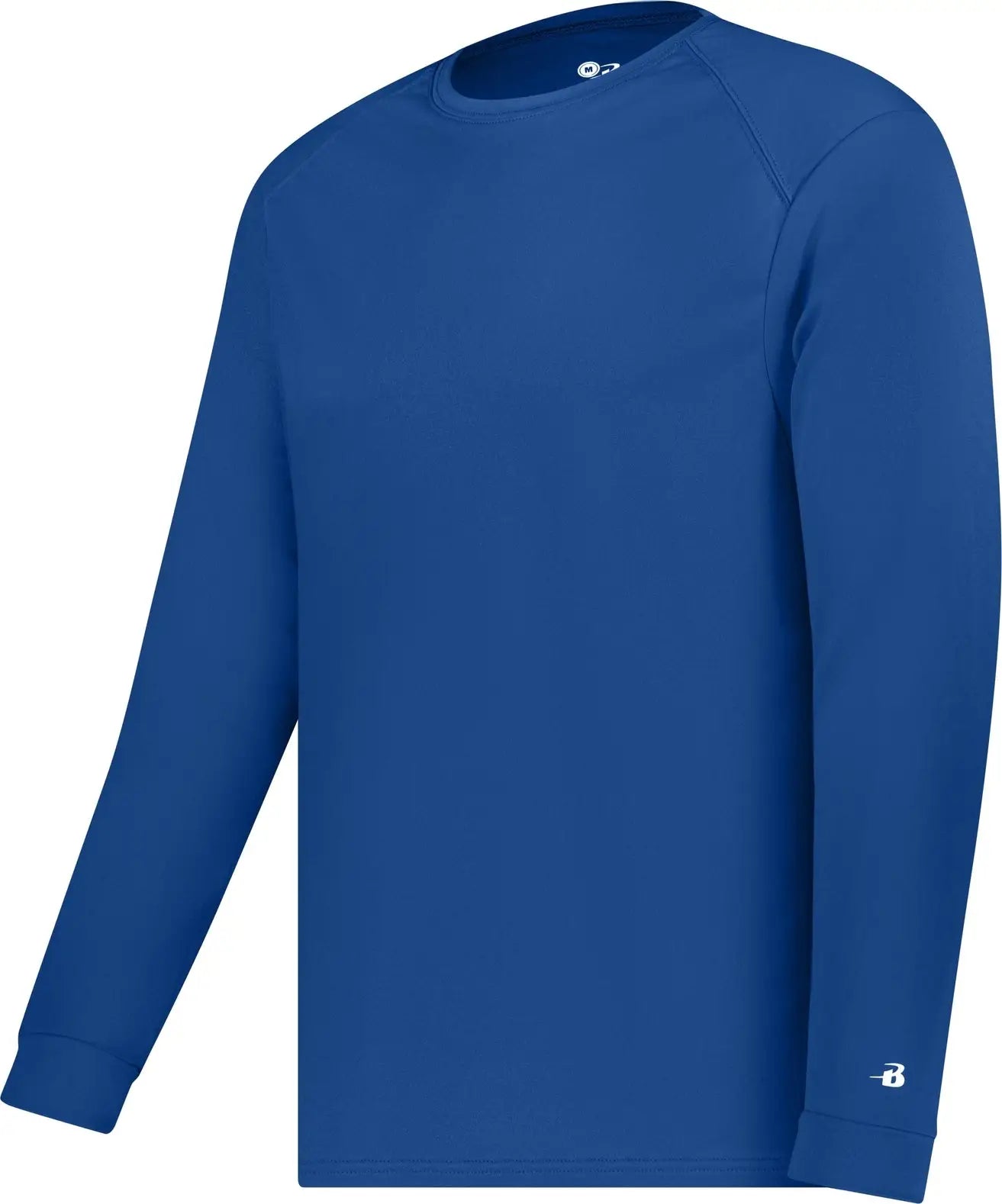 Badger Sport 2104 Youth B-core Long Sleeve Tee - Royal
