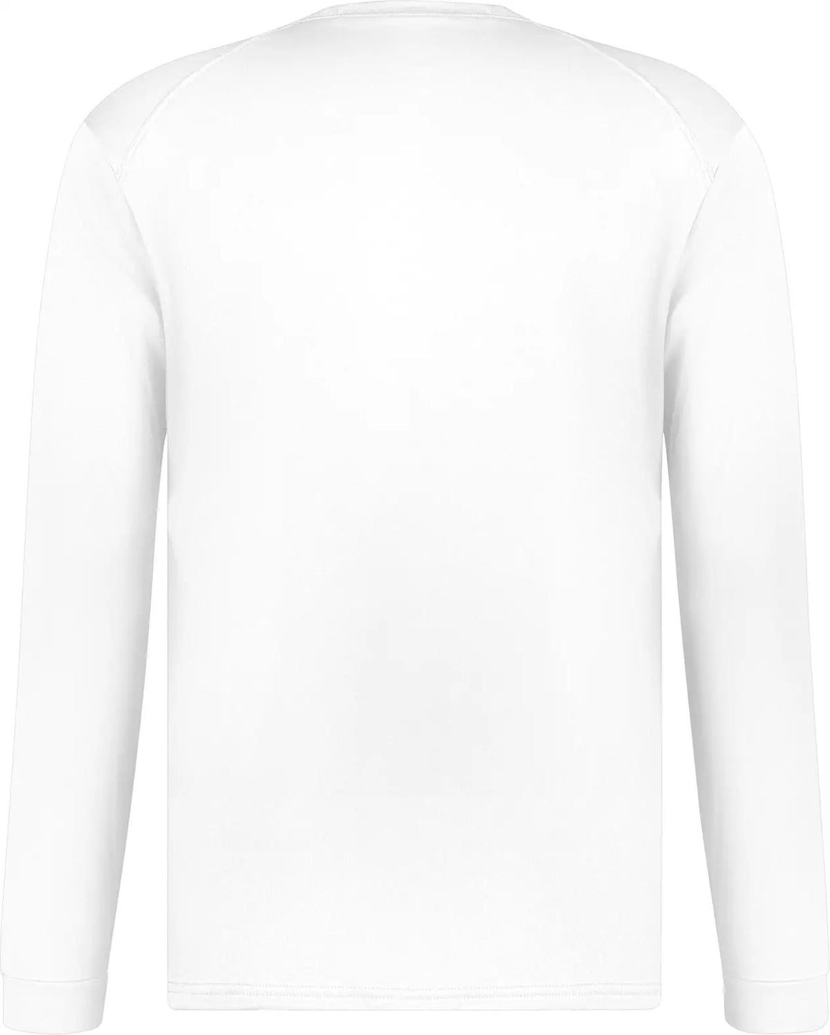Badger Sport 2104 Youth B-core Long Sleeve Tee - White