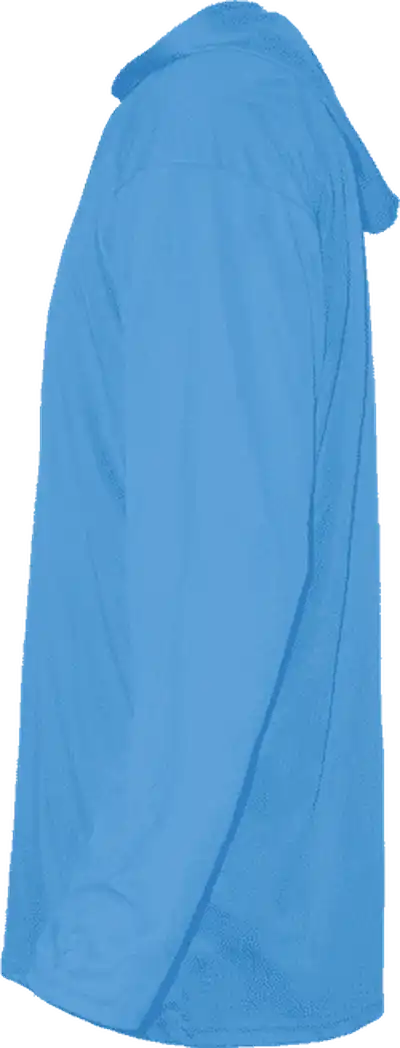 Badger Sport 2105 B-core Long Sleeve Youth Hoodie Tee - Columbia Blue