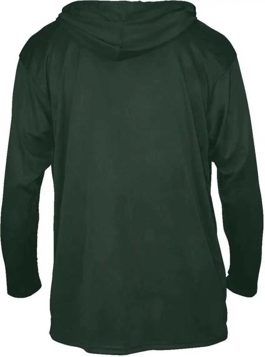 Badger Sport 2105 B-core Long Sleeve Youth Hoodie Tee - Forest