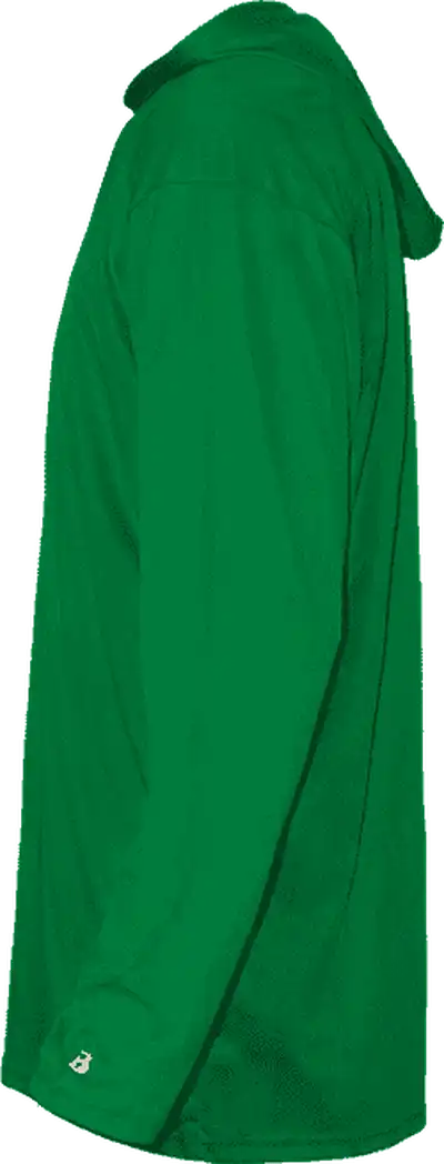 Badger Sport 2105 B-core Long Sleeve Youth Hoodie Tee - Kelly