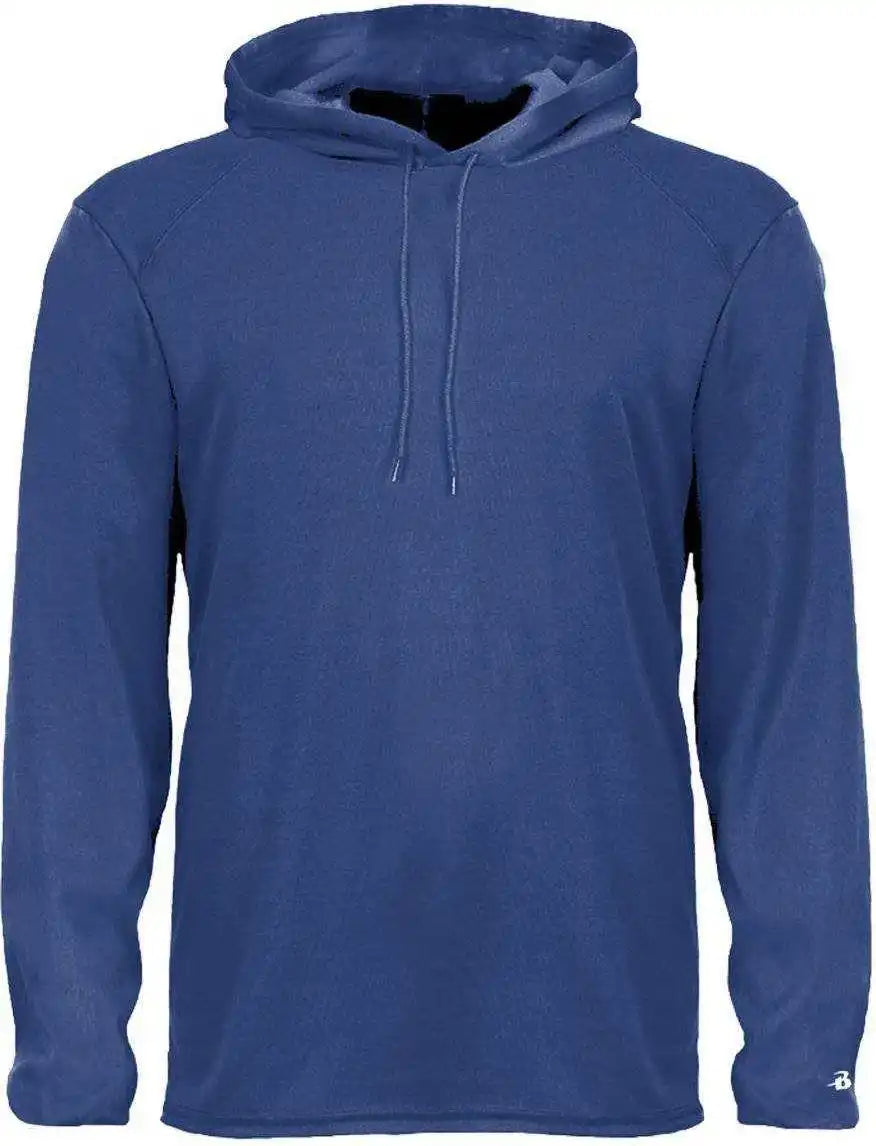 Badger Sport 2105 B-core Long Sleeve Youth Hoodie Tee - Royal
