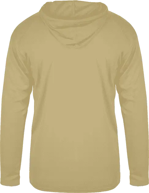 Badger Sport 2105 B-core Long Sleeve Youth Hoodie Tee - Vegas Gold