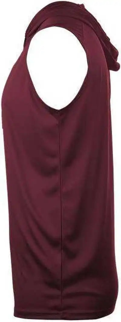 Badger Sport 2108 B-core Sleeveless Hood Youth Tee - Maroon
