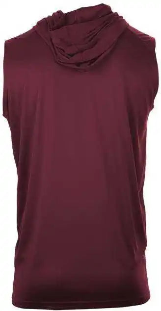 Badger Sport 2108 b Core Sleeveless Hood Youth Tee Maroon