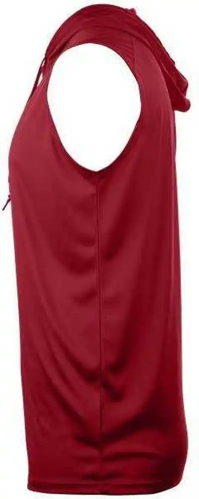Badger Sport 2108 b Core Sleeveless Hood Youth Tee Red