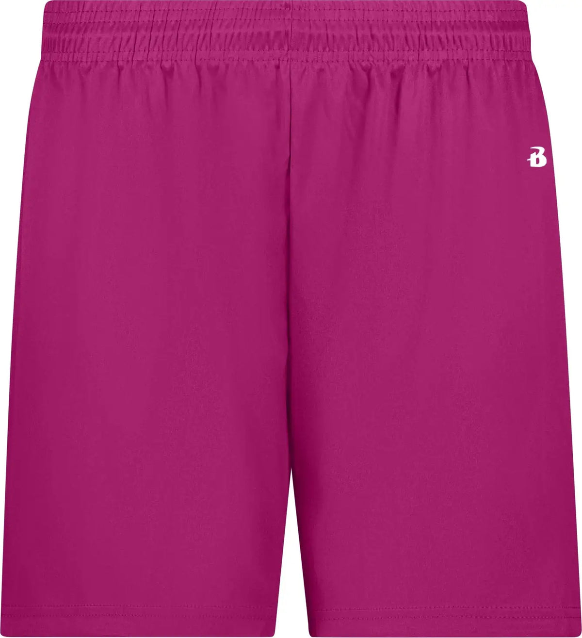 Badger Sport 2116 Girls B-core Short - Hot Pink