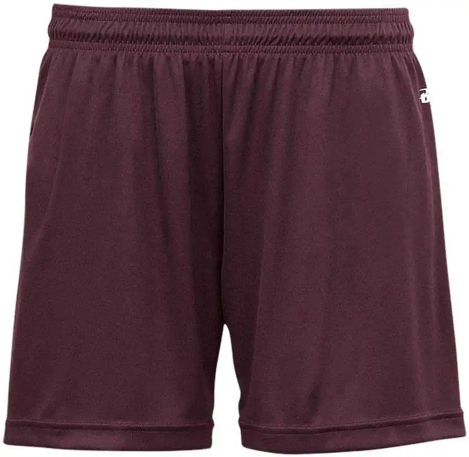 Badger Sport 2116 Girls B-core Short - Maroon