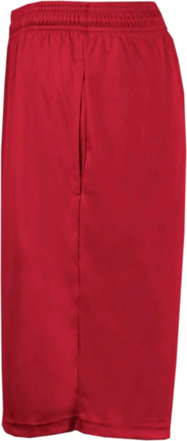 Badger Sport 211900 Youth Pocketed Short - Red