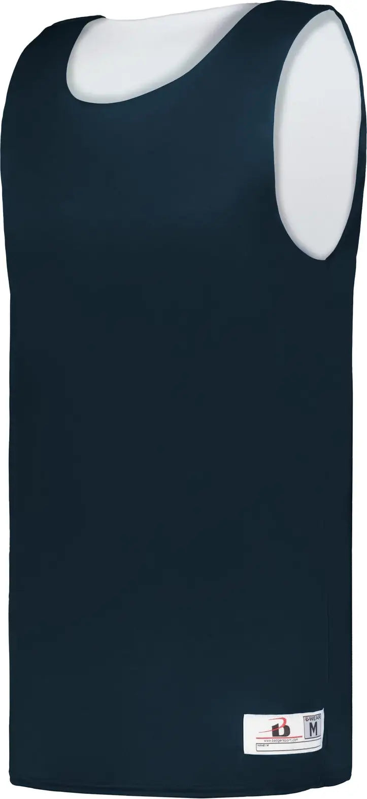 Badger Sport 2129 Youth B-core Reversible Jersey - Navy White - Xs