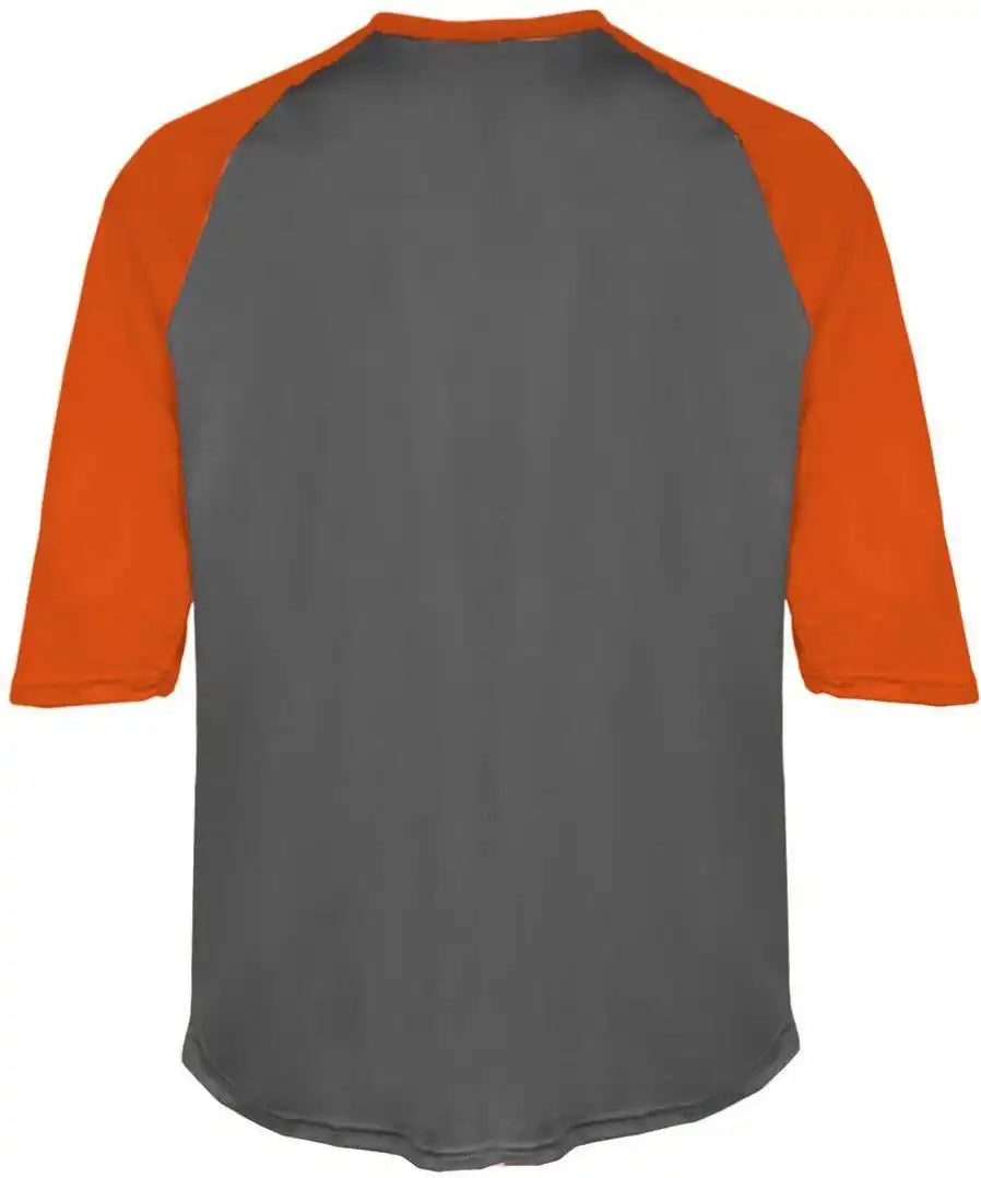 Badger Sport 2133 b Baseball Youth Undershirt Graphite Orange