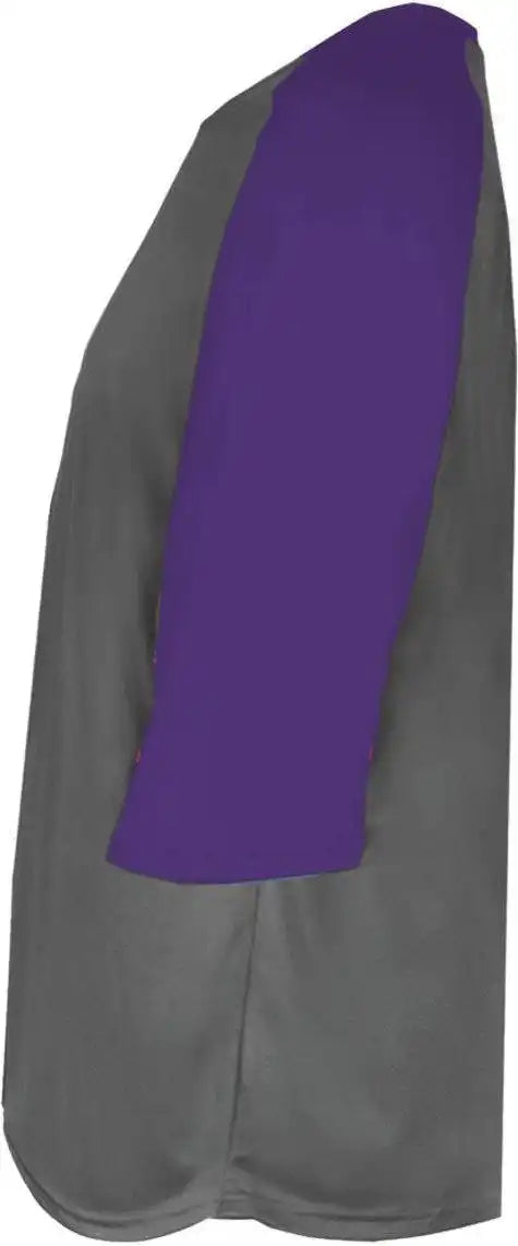 Badger Sport 2133 B-baseball Youth Undershirt - Graphite Purple