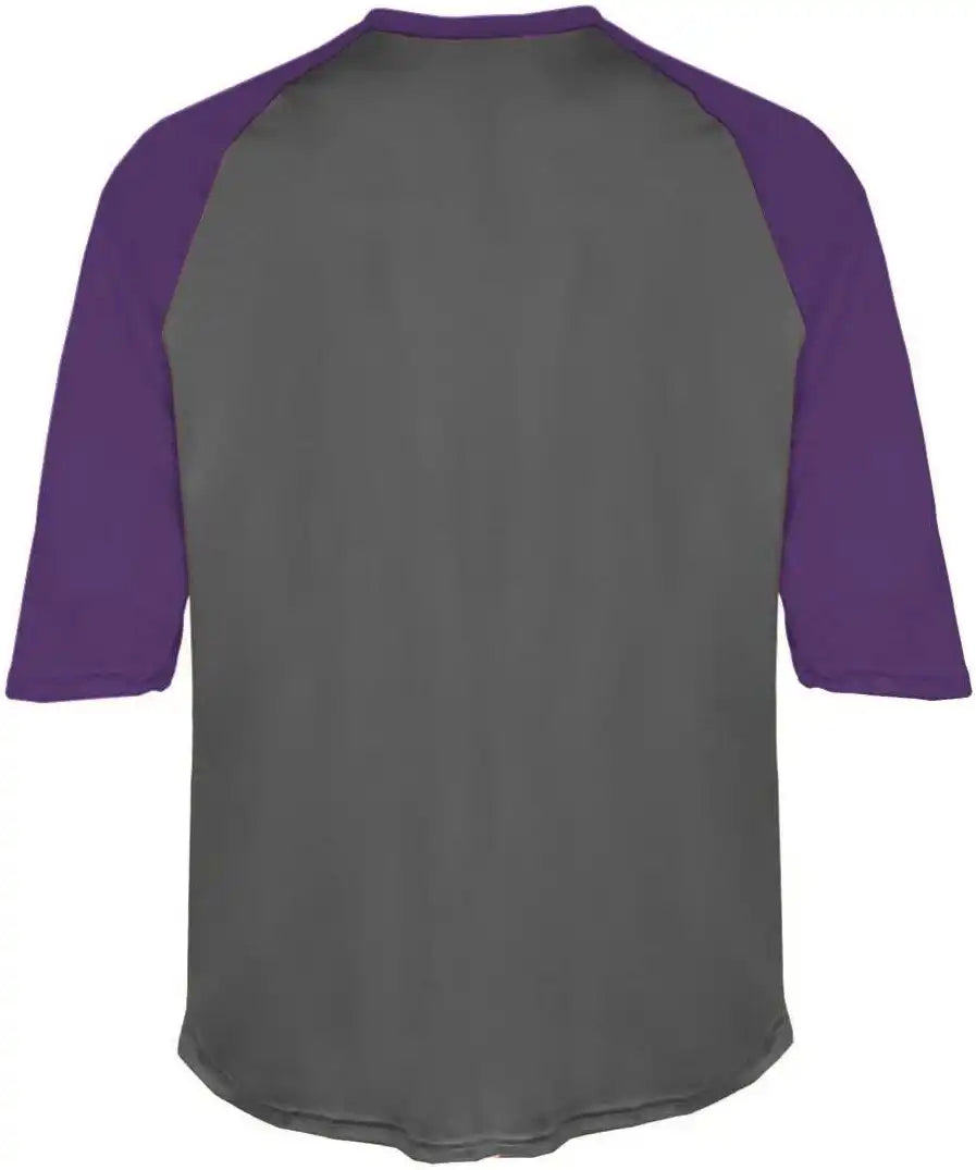 Badger Sport 2133 B-baseball Youth Undershirt - Graphite Purple