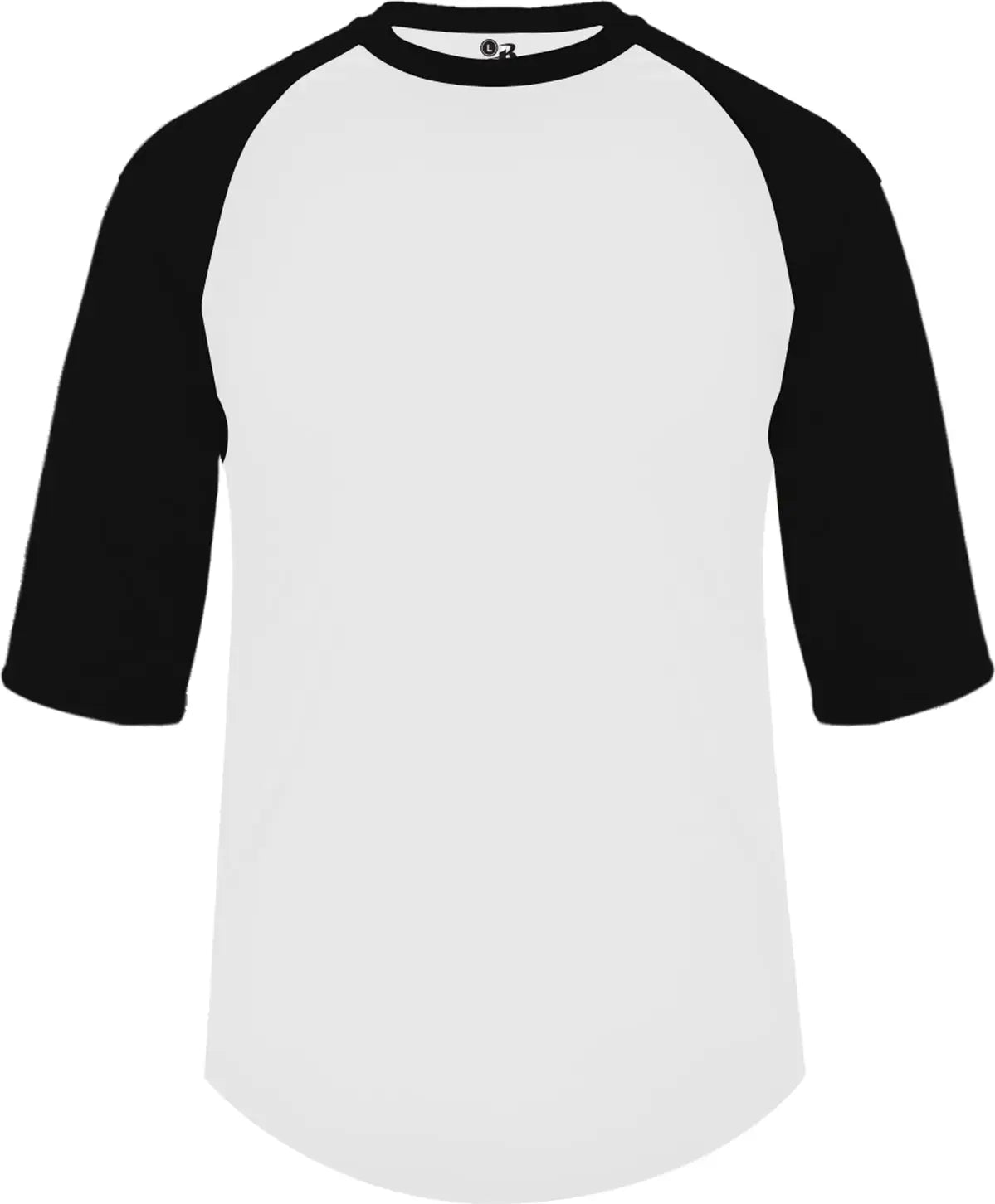 Badger Sport 2133 B-baseball Youth Undershirt - White Black - Xs