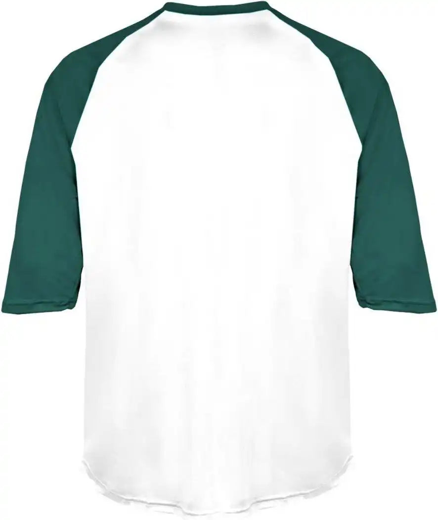 Badger Sport 2133 b Baseball Youth Undershirt White Forest