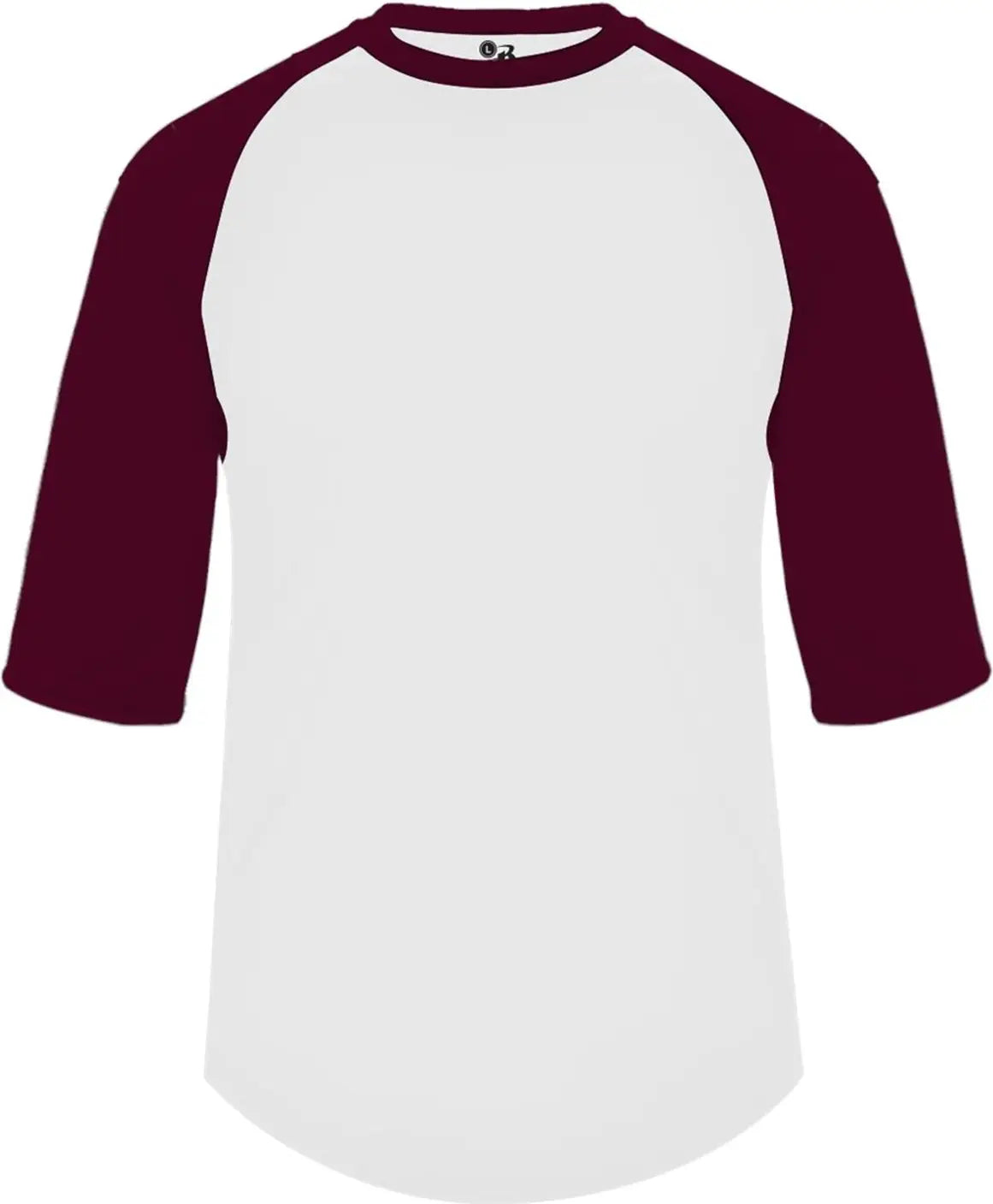 Badger Sport 2133 B-baseball Youth Undershirt - White Maroon