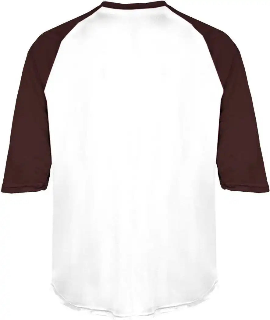 Badger Sport 2133 B-baseball Youth Undershirt - White Maroon