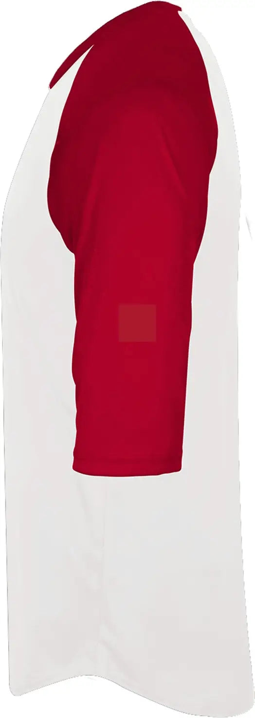 Badger Sport 2133 B-baseball Youth Undershirt - White Red