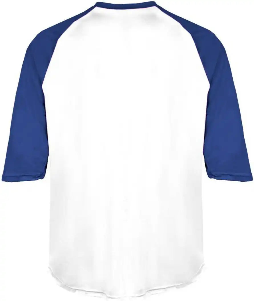 Badger Sport 2133 b Baseball Youth Undershirt White Royal