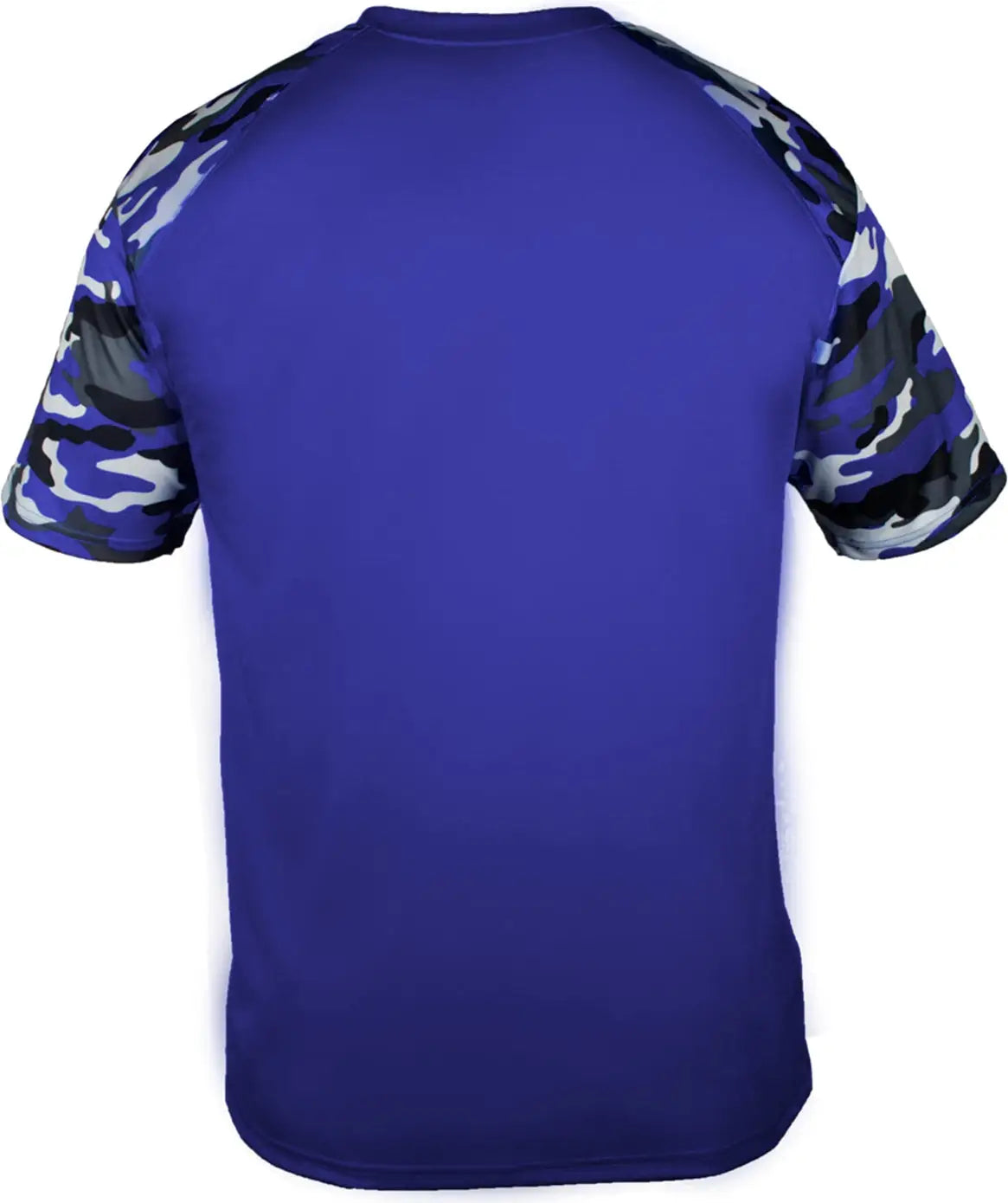 Badger Sport 2141 Youth Camo Tee - Royal