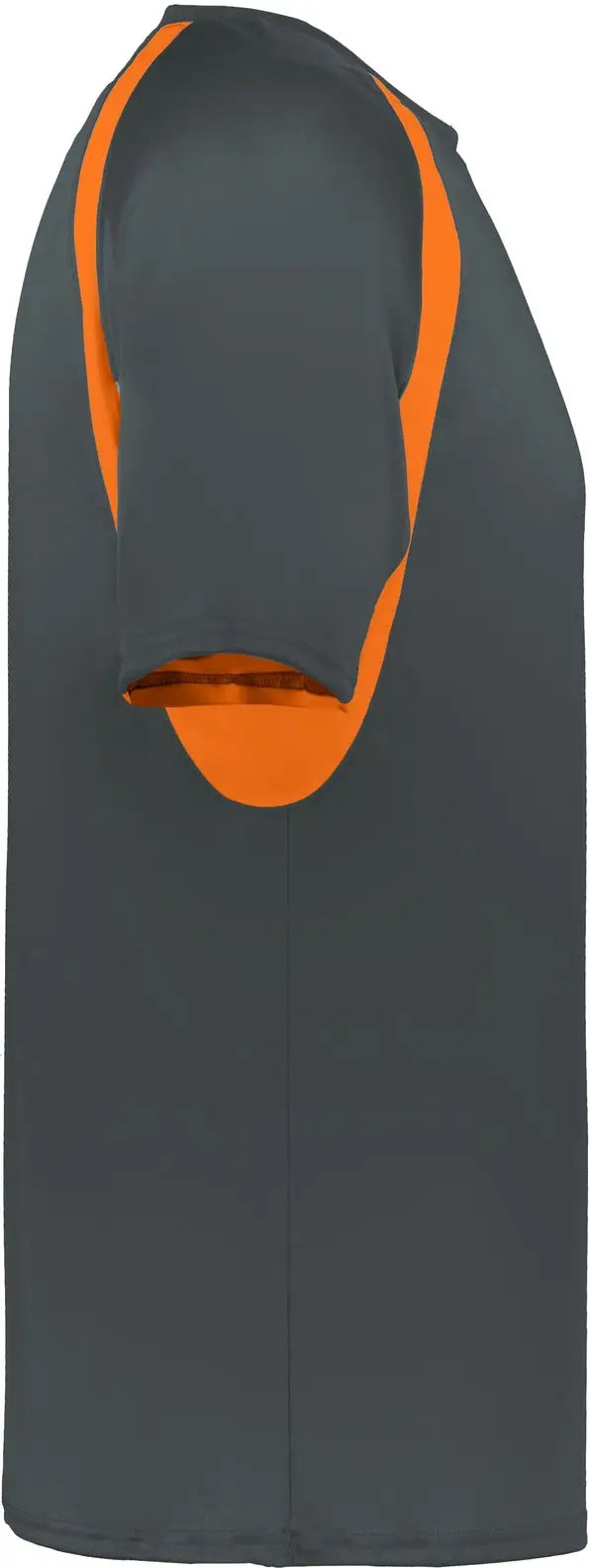 Badger Sport 2144 Youth Hook Tee - Graphite Safety Orange