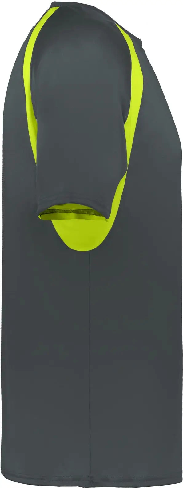 Badger Sport 2144 Youth Hook Tee - Graphite Safety Yellow