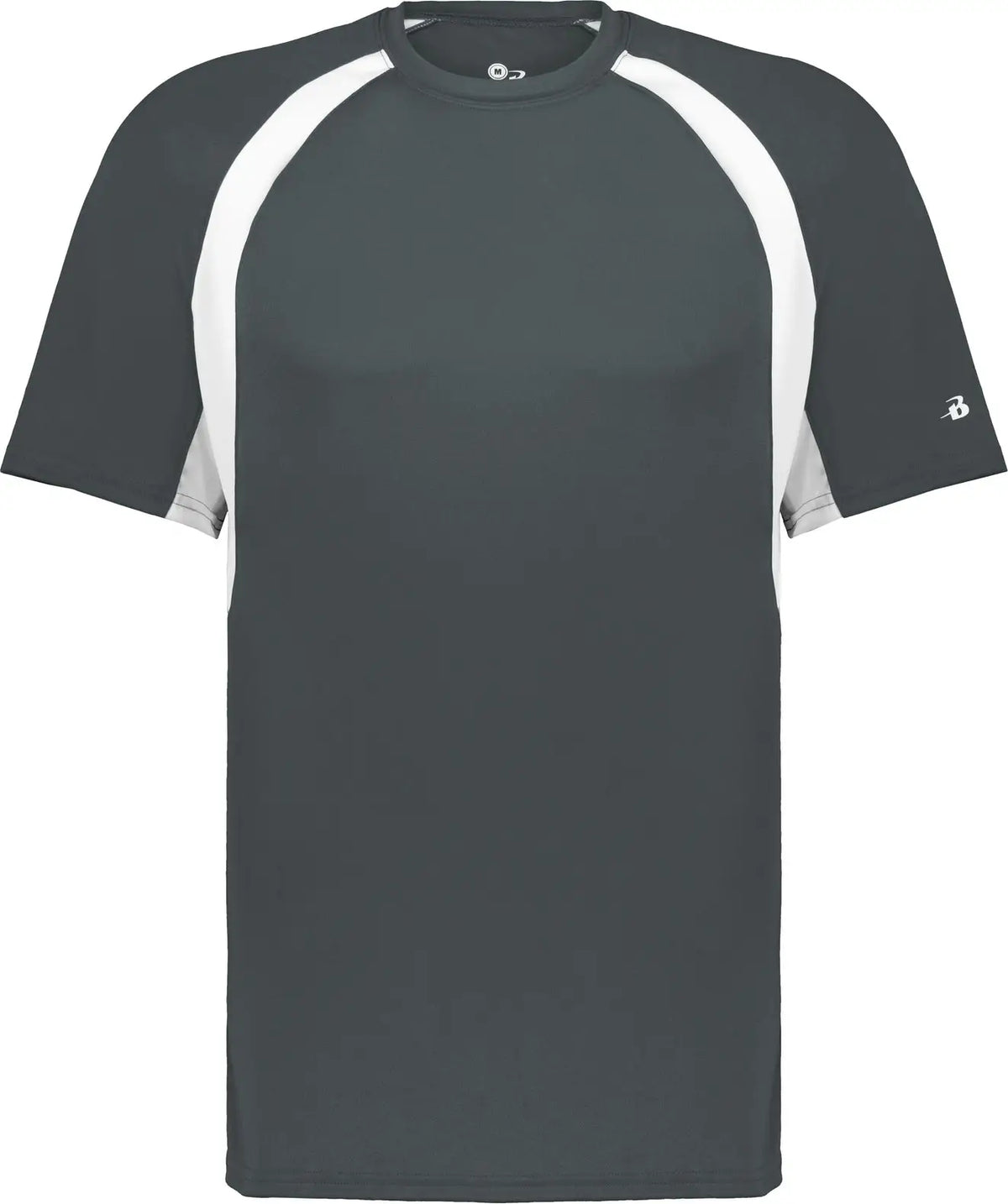 Badger Sport 2144 Youth Hook Tee - Graphite White