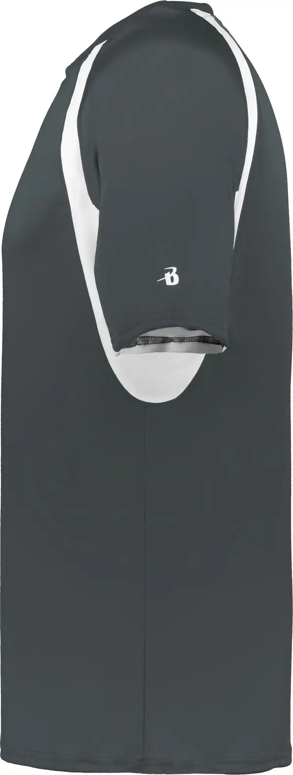 Badger Sport 2144 Youth Hook Tee - Graphite White