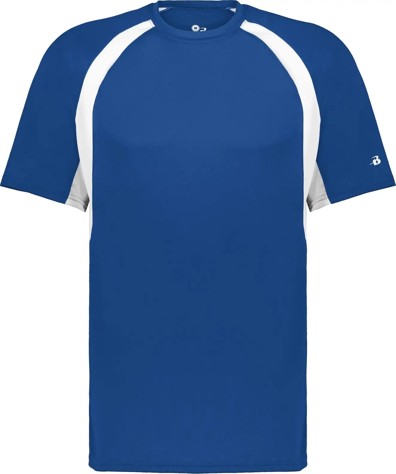 Badger Sport 2144 Youth Hook Tee - Royal White - Xs