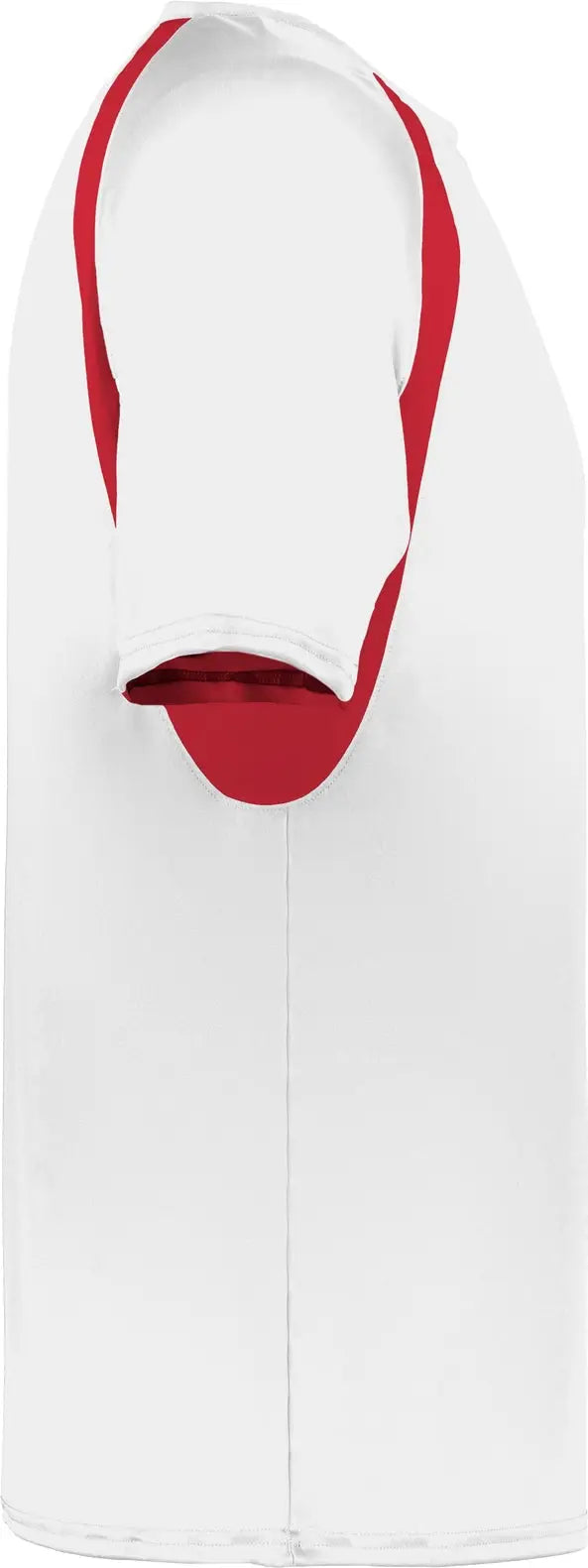 Badger Sport 2144 Youth Hook Tee - White Red