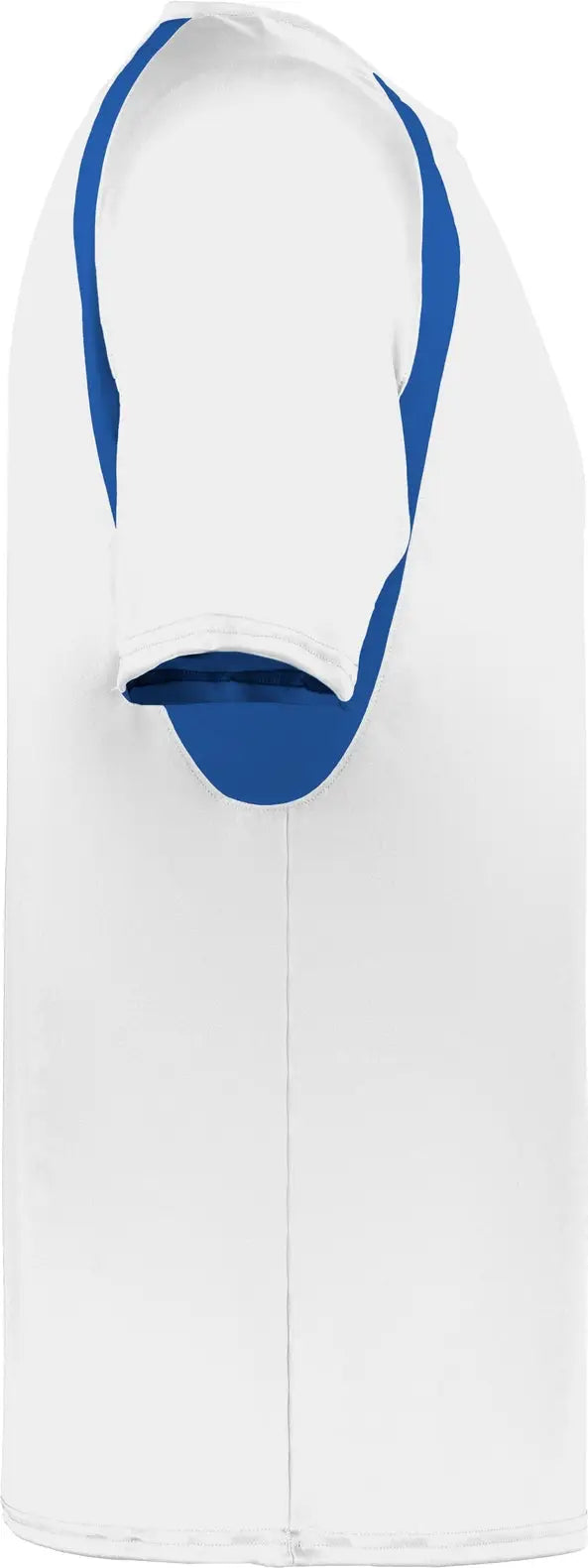 Badger Sport 2144 Youth Hook Tee - White Royal