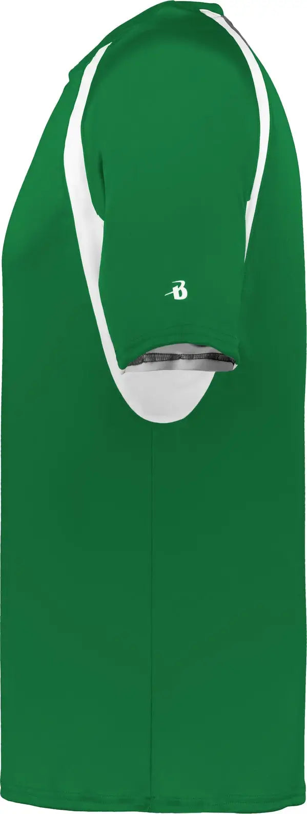 Badger Sport 214400 Youth Hook Tee - Kelly White