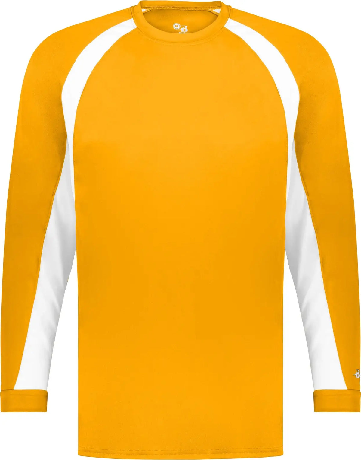 Badger Sport 2154 Youth Hook L/s Tee - Gold White
