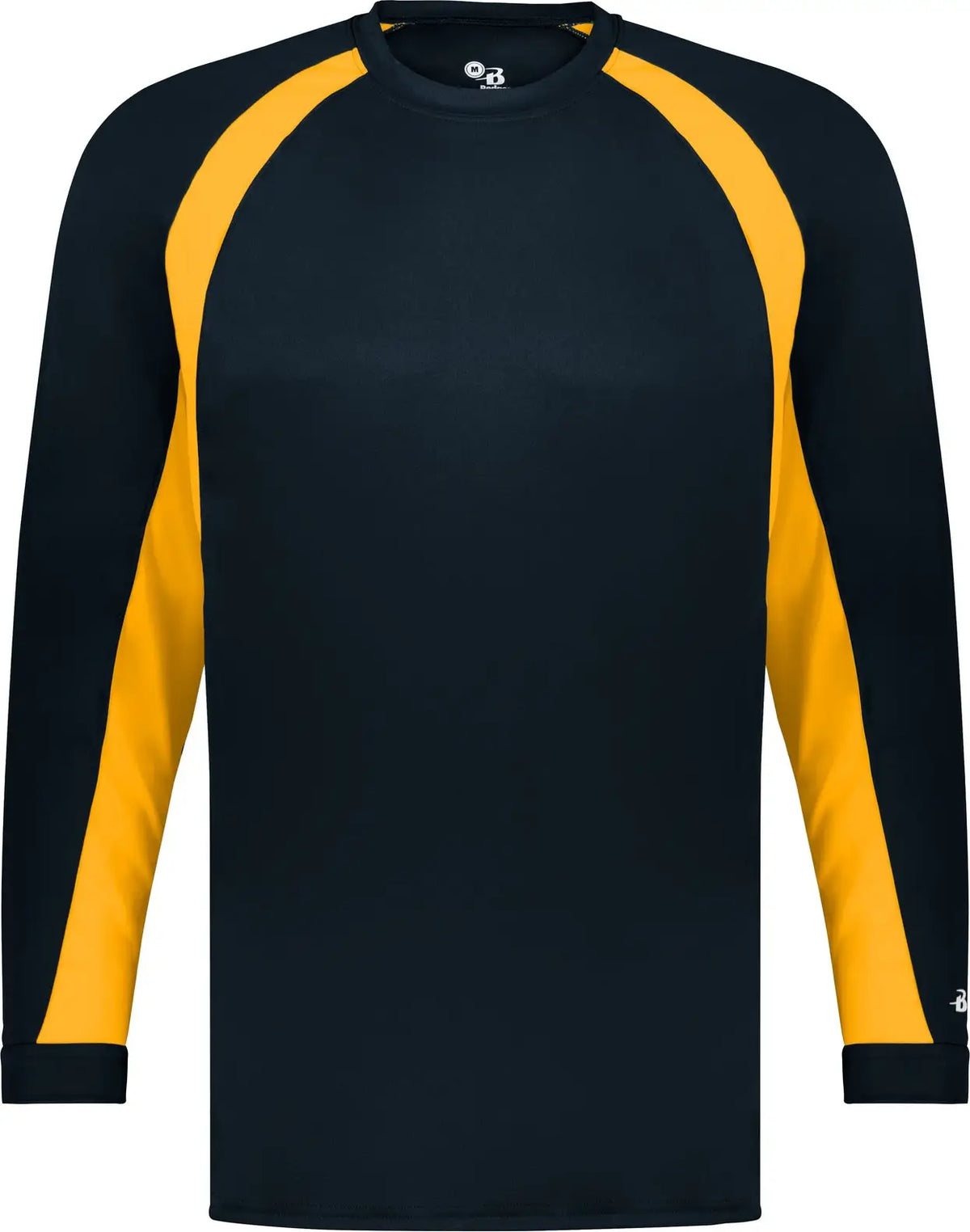 Badger Sport 2154 Youth Hook L/s Tee - Navy Gold