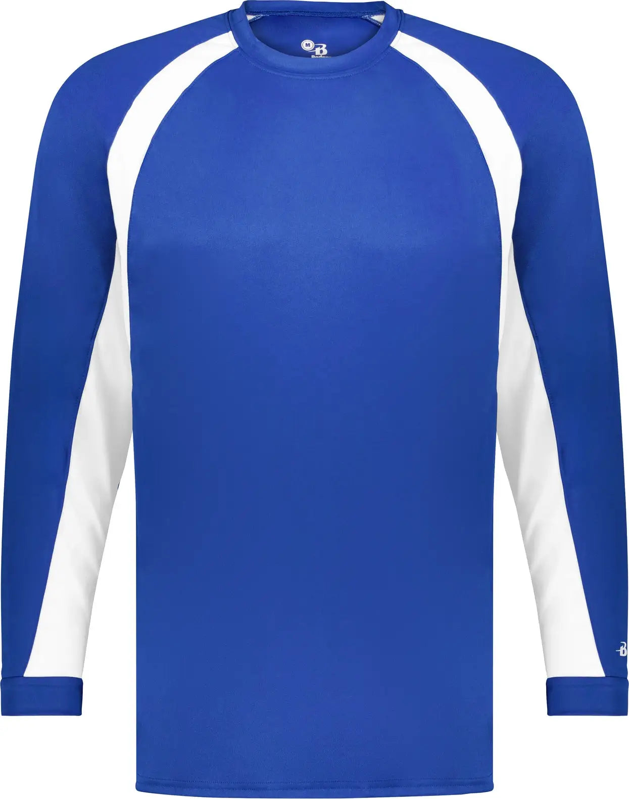 Badger Sport 2154 Youth Hook L/s Tee - Royal White - Xs