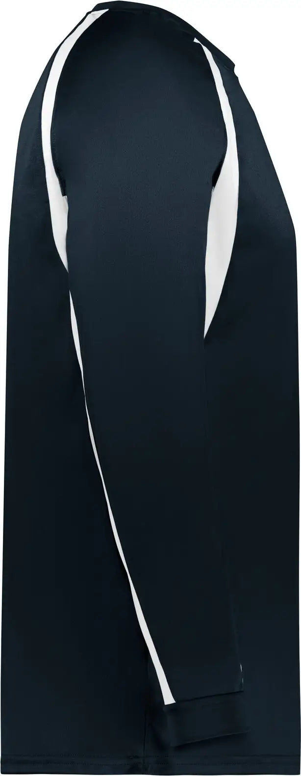 Badger Sport 215400 Youth Hook L/s Tee - Navy White