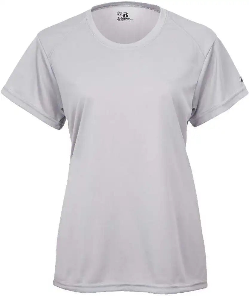 Badger Sport 2160 b Core Girls’ Tee Silver