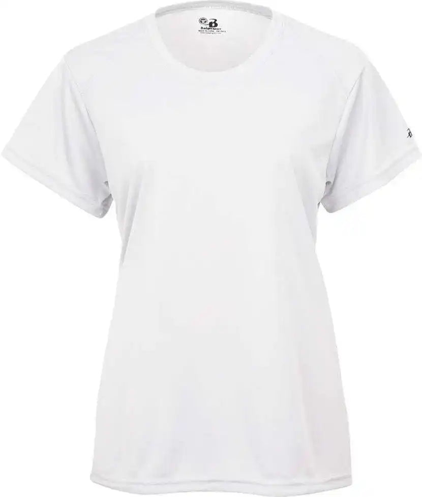 Badger Sport 2160 b Core Girls’ Tee White
