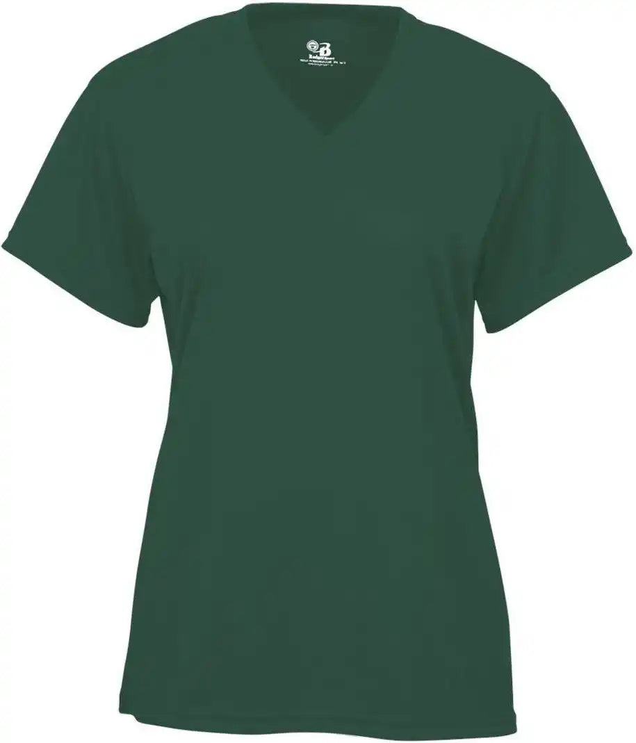 Badger Sport 2162 B-core Youth V-neck Tee - Forest