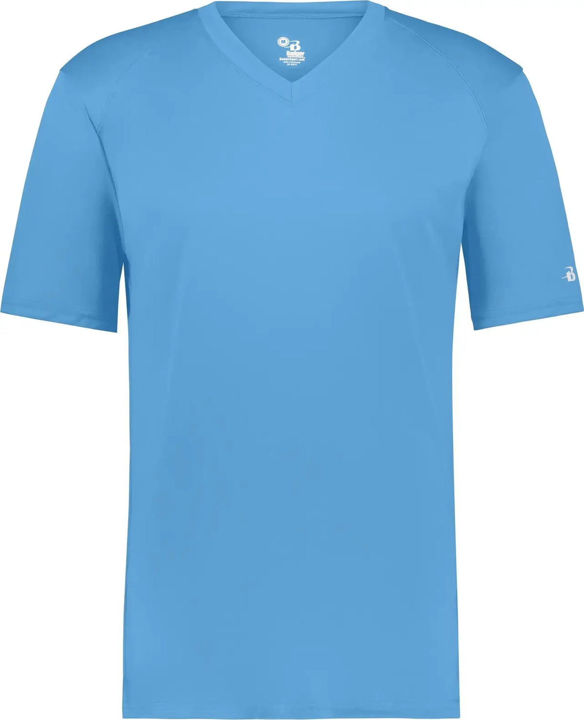Badger Sport 2162 Youth B-core V-neck Tee - Columbia Blue